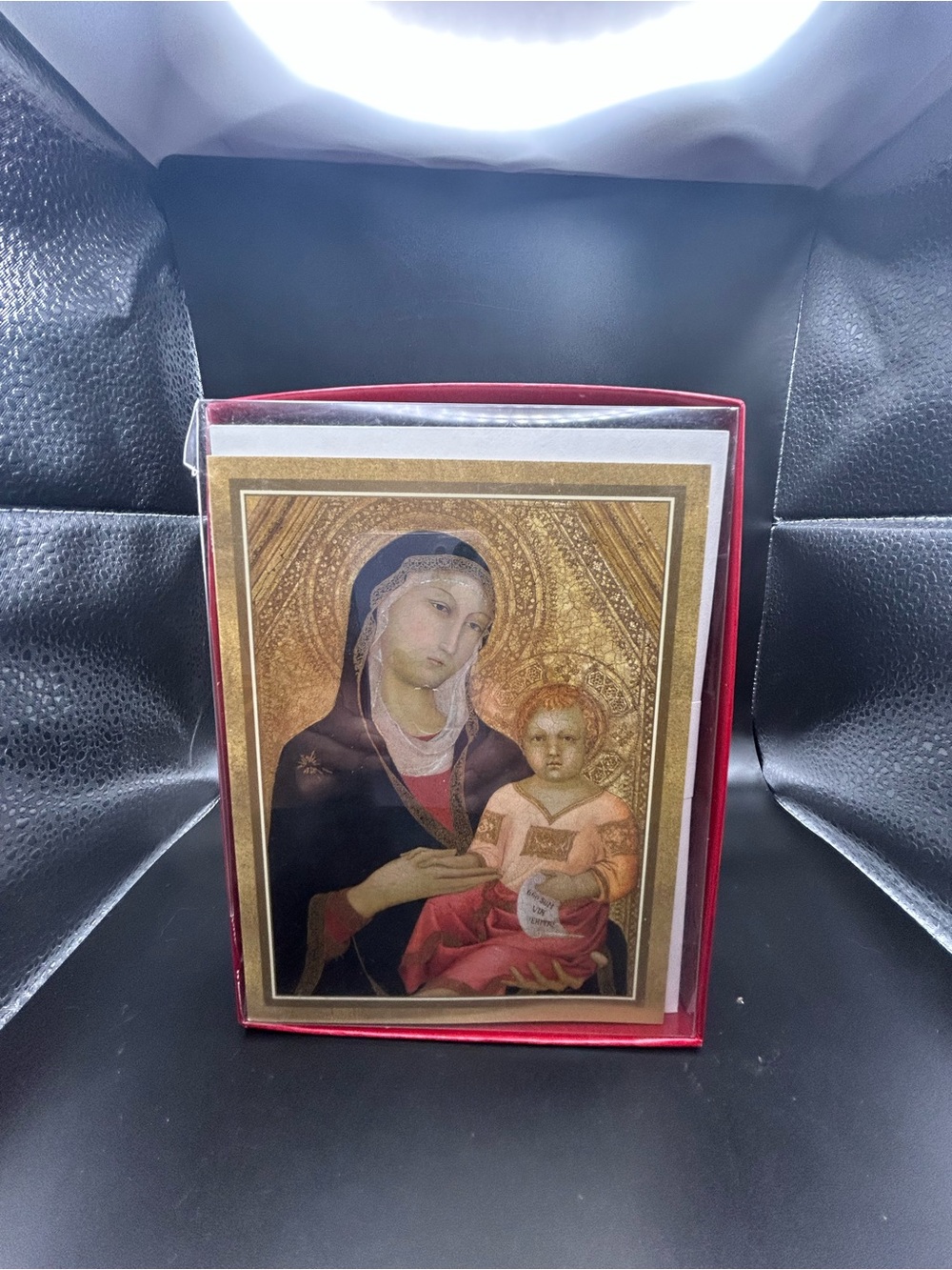 Madonna & Child Christmas Card Set Of 15 Vintage W/env